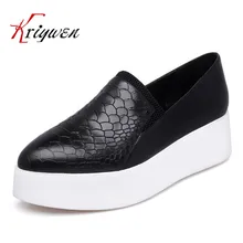Free shipping spring summer autumn 100 genuine leather brand designer girl pointed toe slip on flats