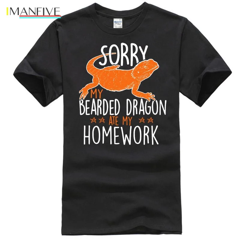 

Bearded Dragon Pogona Homework School T Popular Tagless Tee T-Shirt