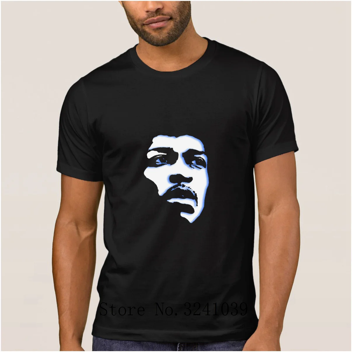 

La Maxpa personalized Funny Casual jimi t shirt for men 2017 Graphic Hendrix Nebula White men's t-shirt Pictures tee shirt