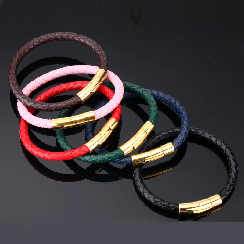 

Mcllroy fashion bracelet/leather/stainless steel/magnet/bracelets for women men handmade charms mens jewelry pulseras hombre