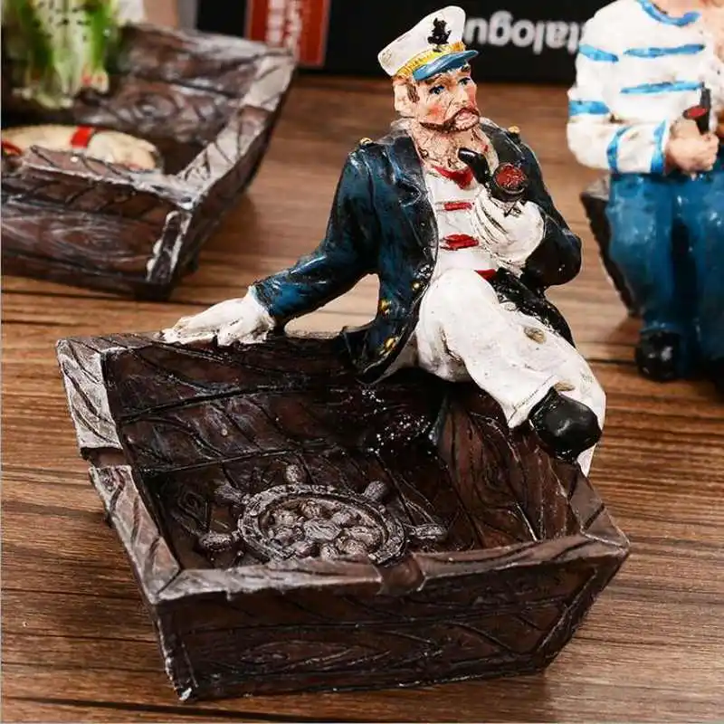 Buy Pirate Ashtray Personalized Resin Ashtray Decoration Sailor Pirate