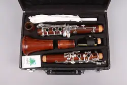Кларнет палисандр Bb ключ 17 ключи хороший звук никелированный палисандр кларнет