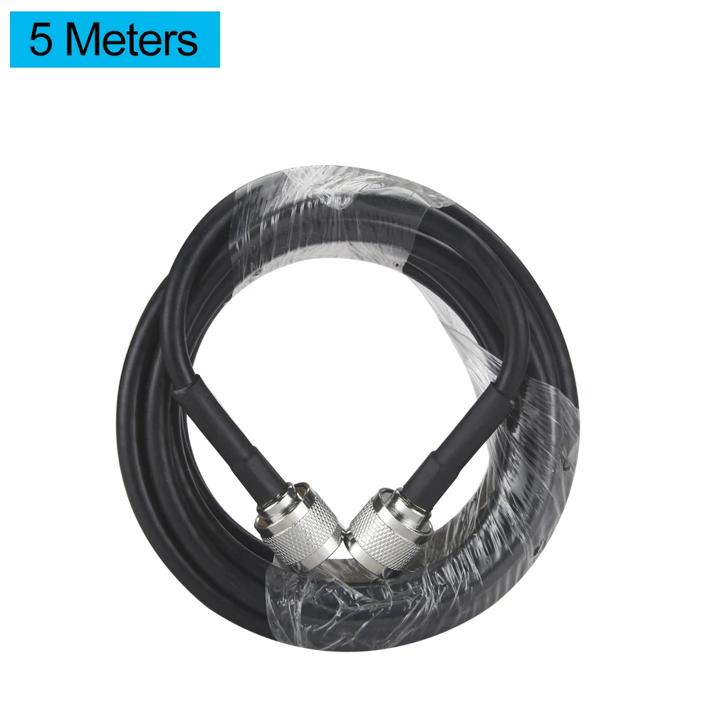 

5 meters RG6 Low Loss Coaxial Cable 50ohm N Male to N Male Connector Communication Coax Cable For Mobile Phone Signal Booster