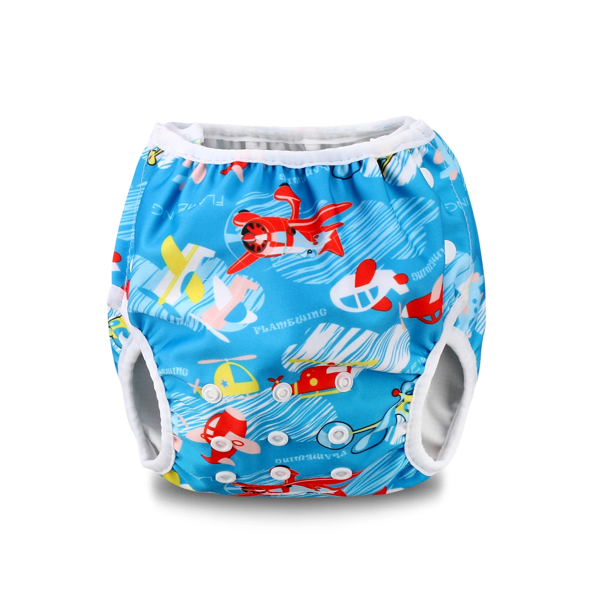 Регулируемые Многоразовые летние шорты для маленьких мальчиков и девочек; милые летние шорты для плавания с цветочным рисунком; плавки для плавания; водонепроницаемая одежда для плавания - Цвет: C