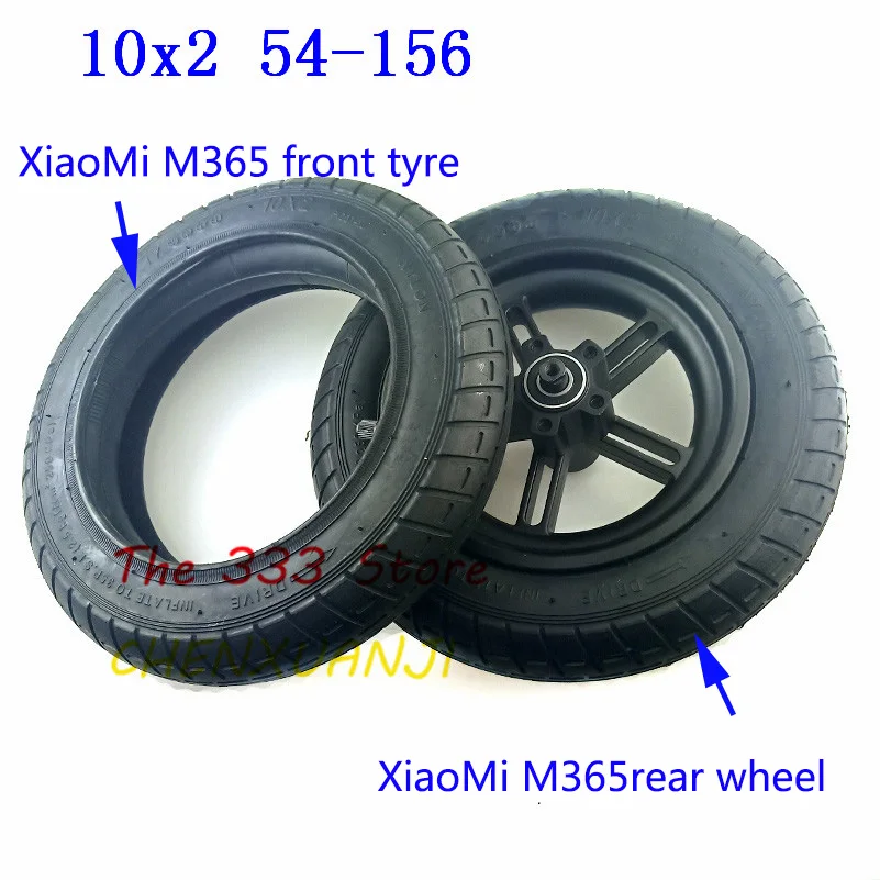 Dasing 10 Inch Electric Scooter Tire Tyre 10X2 Inflation Wheel Tyre Inner Tube Wanda 10X2 Pneumatic Tyre For Mijia M365 54-156