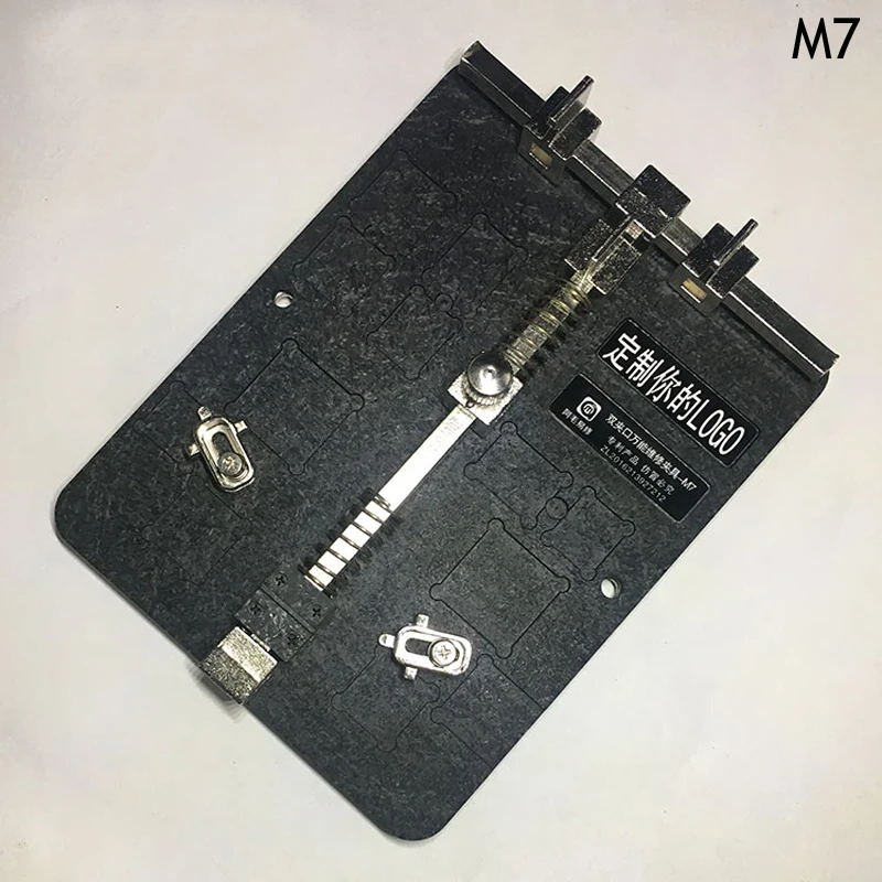 Jyrkior Universal Präzision Doppel Clamp PCB Board Mainboard Halter Leuchte Mit IC Nut