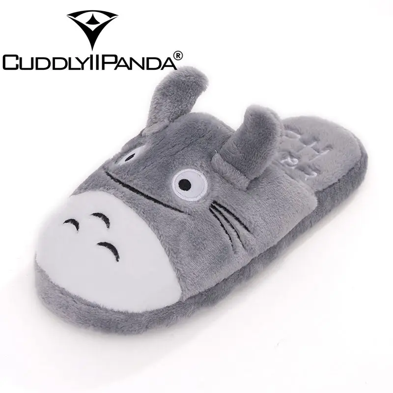 CuddlyIIPanda домашние тапочки для пар МИЛЫЙ Тоторо прекрасный кот мужчины и женщины