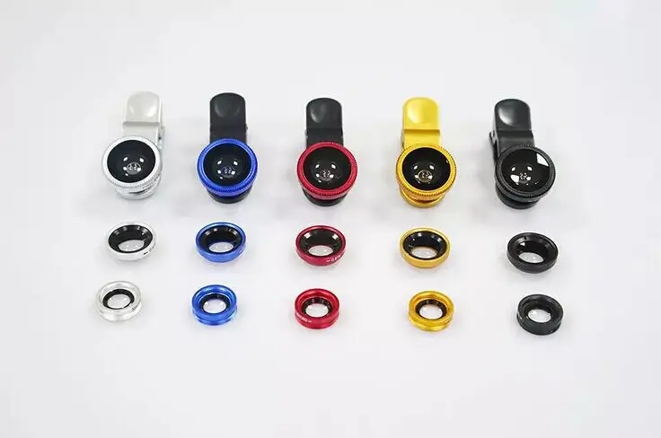 

free shipping 3 in 1 universal clip mobile phone lens,fish eye+macro+wide angle lens,for iPhone,Samsung mobile