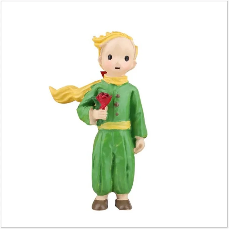 Hot sale 5 styles The little prince Rose Mininatures Figurines resin craft ornaments home decoration Christmas birthday gift