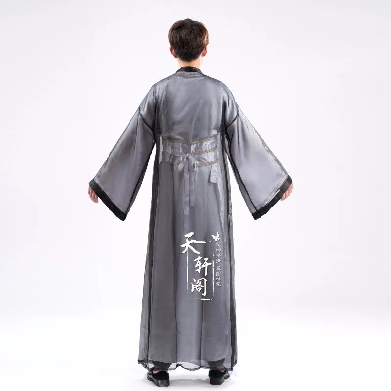 Фехтовальщик hanfu костюм древней китайской одежды для мужчин династий воины Косплей древнем Китае воин костюм Longue Халат