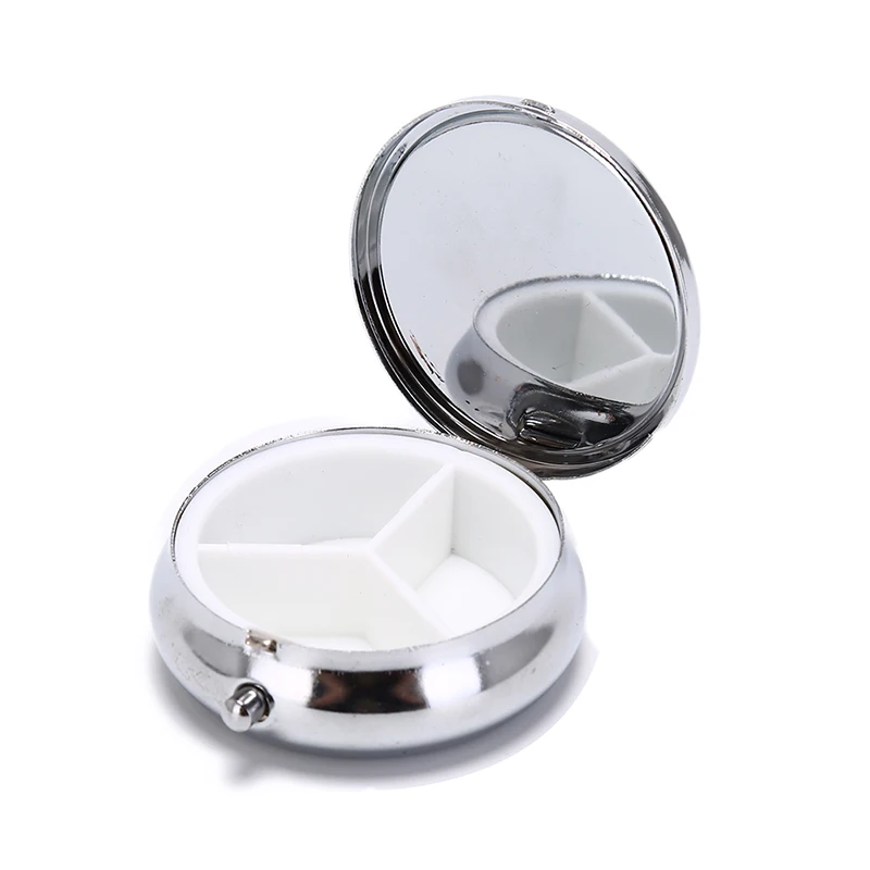 

New Multi Functional Round Iron Tin Small Storage Boxes & Bins Jewelry Coin Earphone Box Zipper Bag Candy Pill Case Organizer