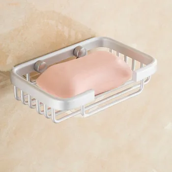 

ISHOWTIENDA Household Soap Holder Storage Organizer Bathroom Shelf Tray Dish drainer Storage Holder Drop ship