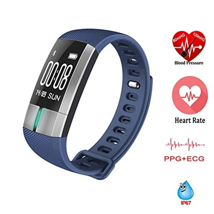 

G20 ECG Monitoring Smart Bracelet Watch Fitness Activity Tracker Blood Pressure Heart Rate Monitor Wristband Wearable Device