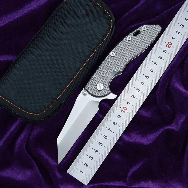 

LOVOCOO Flipper XM18 M390 blade flip folding knife ball bearing titanium hunting outdoor survival pocket knife EDC tool