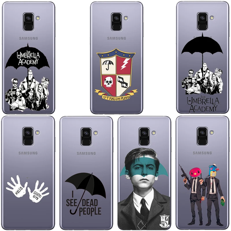 

Nova TV As Fundas Coque Umbrella Academy moda Soft transparent Case Capa Do Telefone para Samsung A3 A5 A7 J3 J5 J7 shell Coque