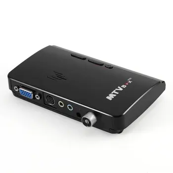 

LED MTV Box HD LCD CRT TV BOX AV to VGA RF to VGA External Digital TV Tuner PC BOX Receiver Tuner