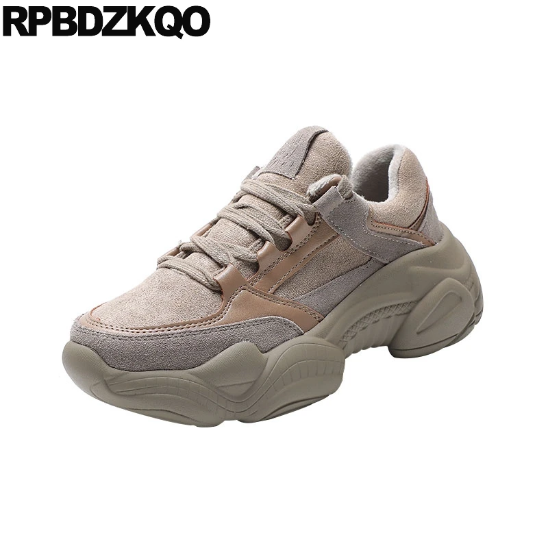 wide fit platform trainers