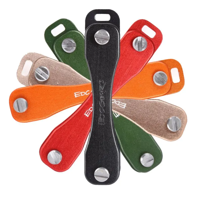 

EDC gear aluminum key keychain holder folder clamp pocket multi tool organizer collector smart clip kit bar gadget outdoor camp