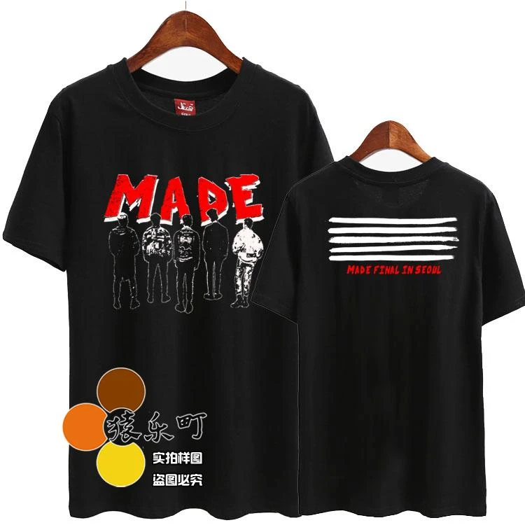 Bigbang Made Concert Same All Member Printing Black White T Shirt For Vips Summer Fashion Short Sleeve Kpop T Shirt White T Shirt Fashion T Shirtt Shirt Aliexpress