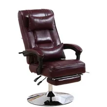 Высокое качество 1886 Poltrona Silla геймер офис босс живое кресло из искусственной кожи Эргономика с подставкой для ног бытовые дисковые ноги