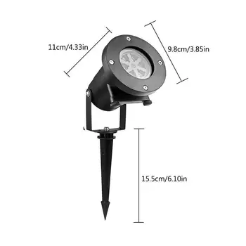 

Remote Control 16 Patterns Projector Lamp Film Light Slide Light Christmas Snowflake Lamp 16 Patterns Projection Lamp