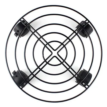 

Metal Plant Flower Pot Stand Trolley Caddy on Wheels Indoor Outdoor Home Garden tools