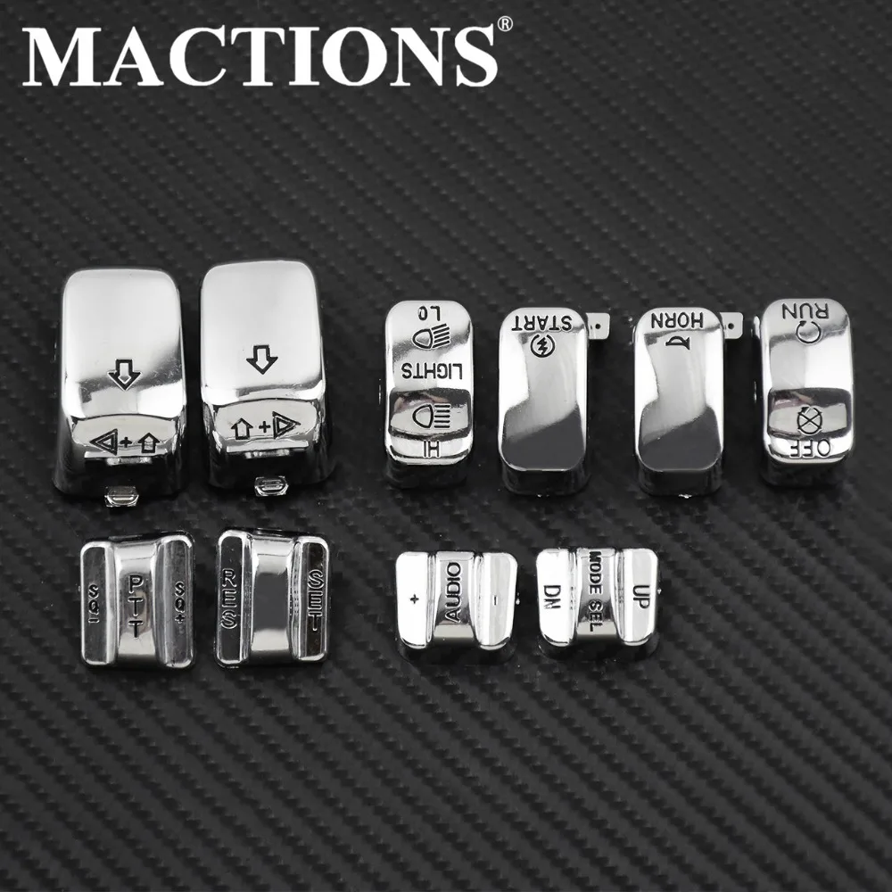 

Motorcycle Parts Replacement Housing Switch Cap Button Cover Kit Fit For Harley Cross Bones 08-11 Road King 96-11 Tour Glide 96