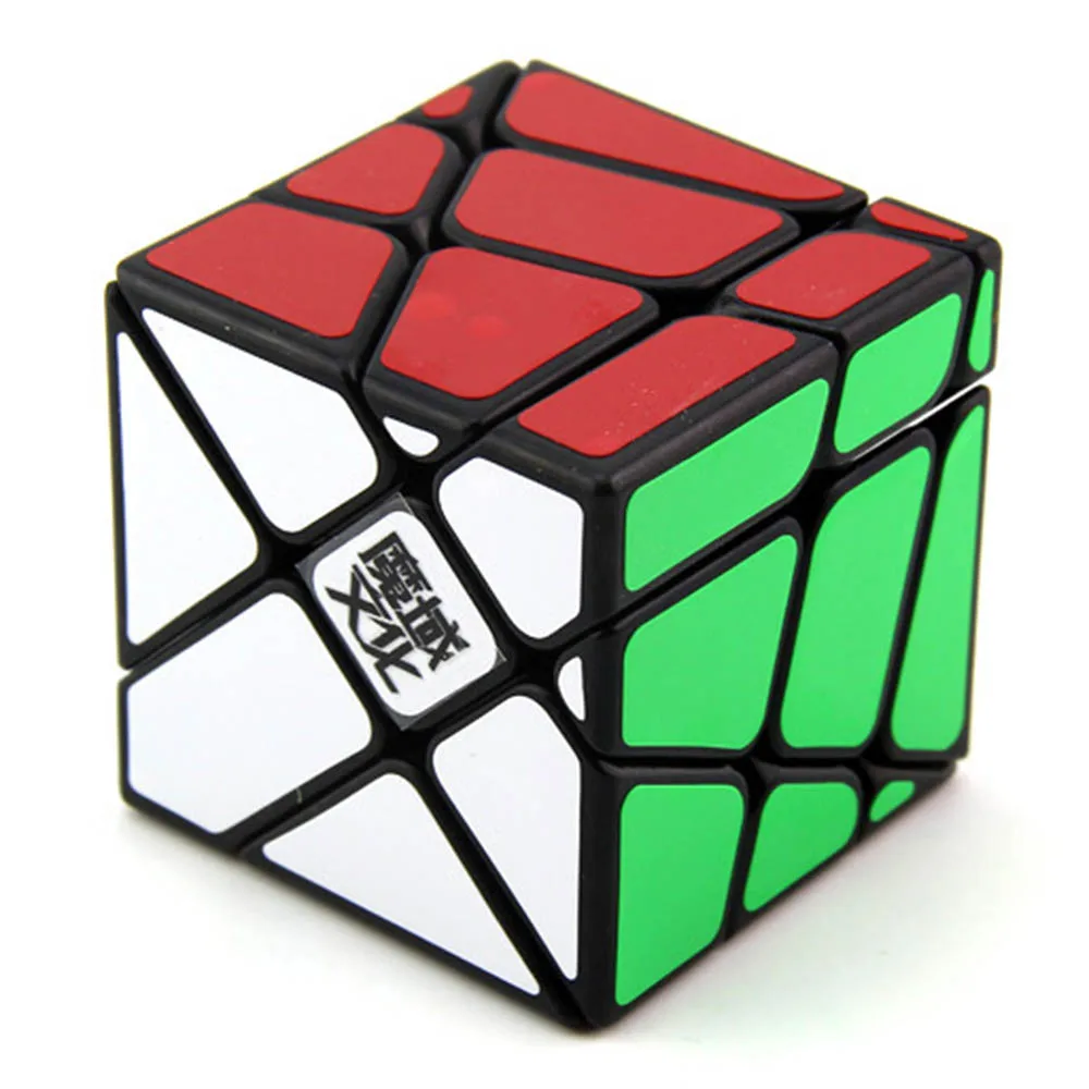 

Mo Yu Crazy Fisher 3x3 Magic Cubes Puzzle Speed Cube Educational Toys Gifts for Kids Children