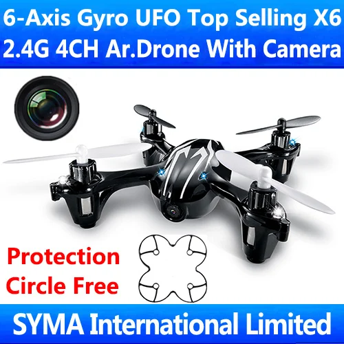 

2.4Ghz 4CH 6-Axis GYRO Quadcopter Quadricopter with HD Camera CAM UFO Good As Hubsan X4 H107C Parrot AR.Drone 2.0 RC Helicopter