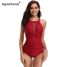 Сексуальный сетчатый Цельный купальник плюс размер купальник женский купальник боди Женский Монокини Купальный костюм летний плавательный костюм