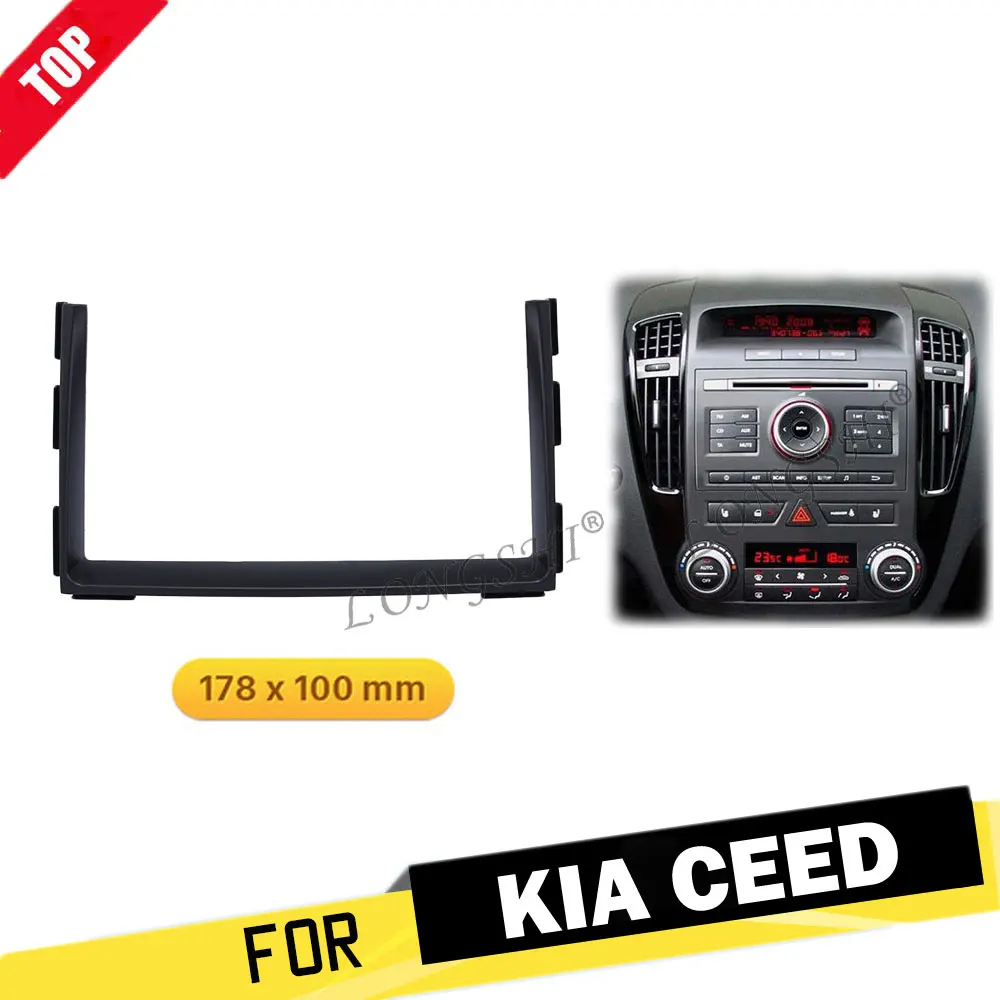 Автомобильный радиоприемник LONGSHI Double Din декоративная рамка DVD Gps для KIA CEED 2010-2012