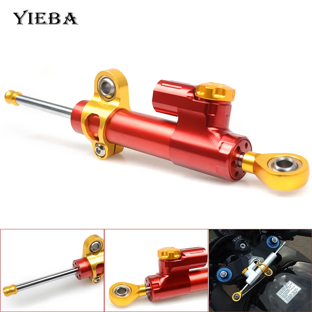 

Universal Motorcycle CNC Damper Steering Stabilize Safety Control For For YAMAHA FZ1 FAZER FZ6 FAZER FZ6R FZ8 MT-07 FZ-07 MT07