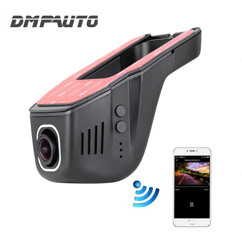 Full HD 1080 P Новатэк 96658 Широкий формат мини Скрытая WI-FI Видеорегистраторы для автомобилей Авто тире Камера видео регистратор Регистраторы 1080 P