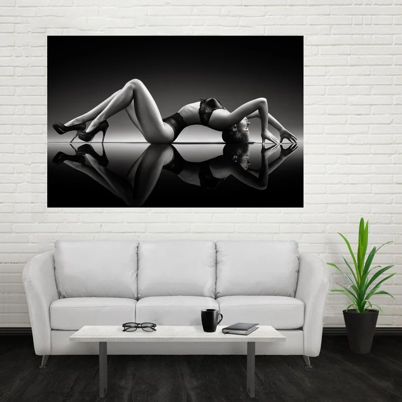 

Sensual Woman In Lingerie Art Silk Poster and Print Wall Art Picture Painting Home Decor
