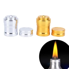 1 шт. портативная металлическая мини-спиртовая Лампа для обогрева жидкой печи на открытом воздухе для выживания кемпинга пеших прогулок(без алкоголя