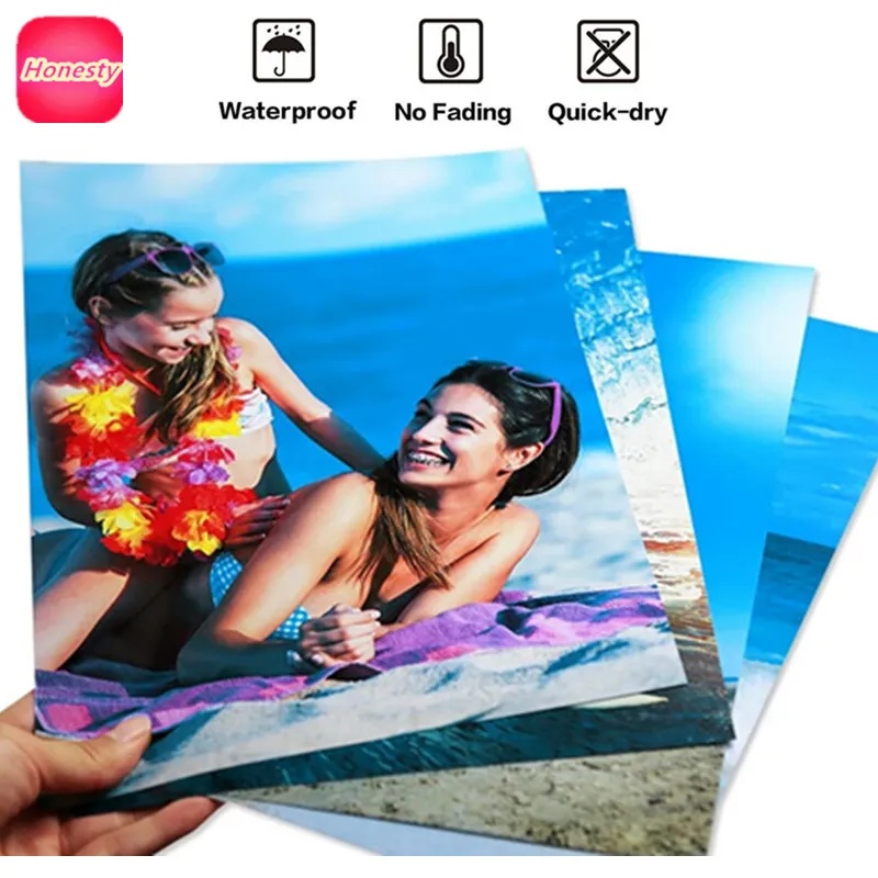 

A4 Glossy Photo Paper Printer Photographic Printing Paper for A4 Inkjet Printer Printing Paper Office Supplies 20 sheets