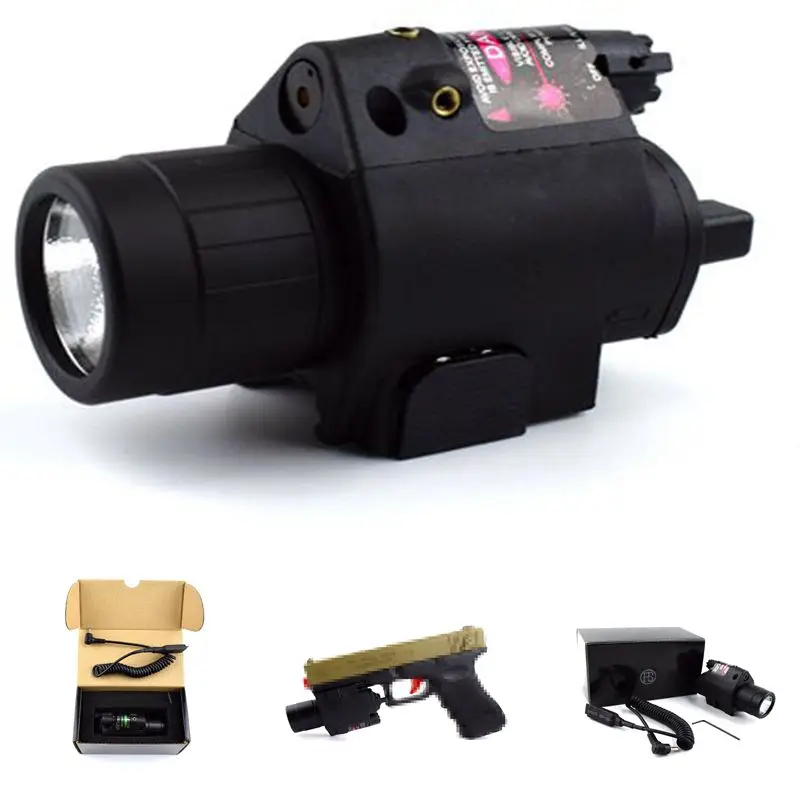 Good Quality Tactical LED Flashlight Green Dot Laser Sight Scope For