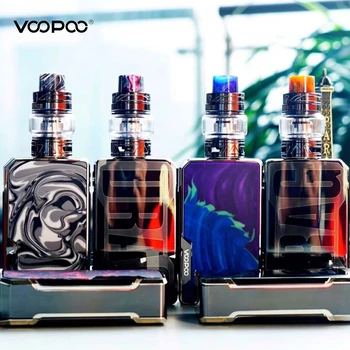

Newest VOOPOO DRAG 2 Platinum Kit with 5ml Uforce T2 Tank Max Output 177W Dual 18650 battery Box Mod E-Cigarette Kit