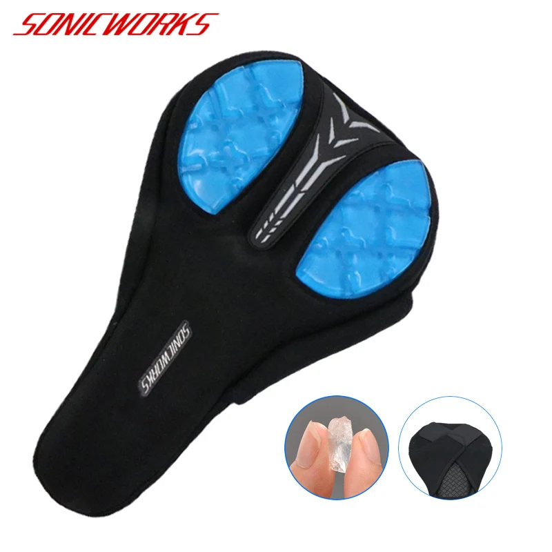 Bicycle Saddle Cover Liquid Silicon Gels Comfortable Bike Seat Mat Cycling Breathable Soft Cushion For MTB Road Bicycle SW0015 (3)