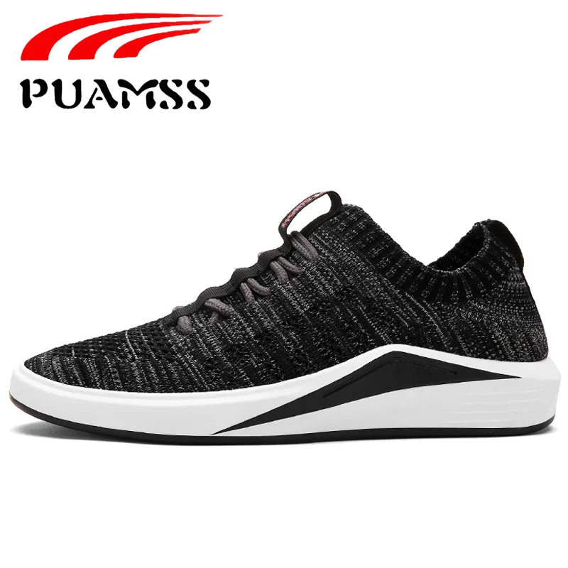 PUAMSS Men's Running Shoes Slip-On Mesh Breathable Antiskid Sneakers 2017 New A | Спорт и развлечения