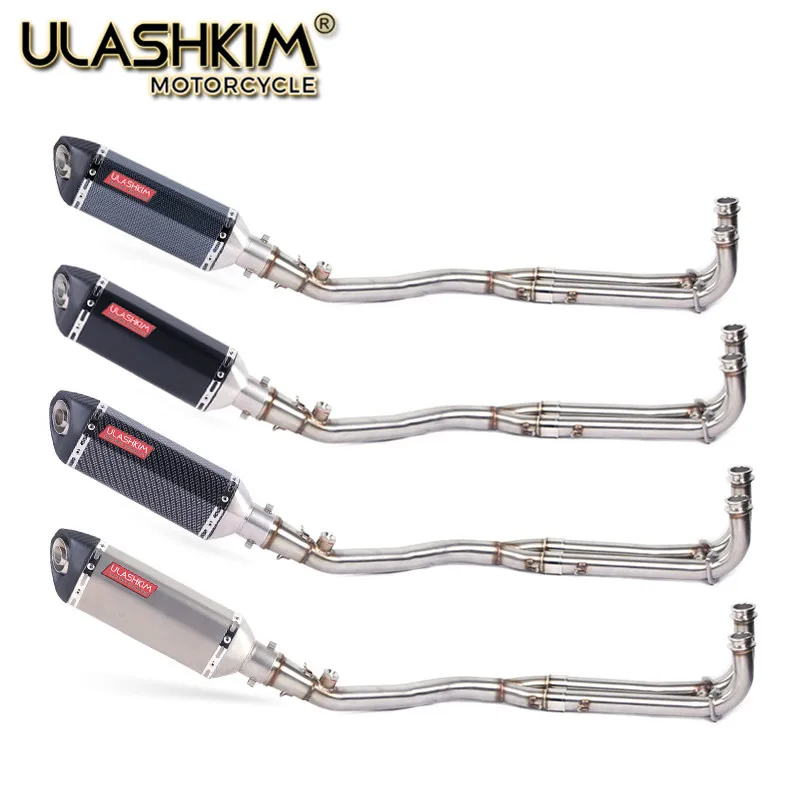 

Tmax 530 TMAX 500 Motorcycle Exhaust Muffler Full system 304 Stainless Steel Slip On for Yamaha TMAX500 TMAX530 2008-2017