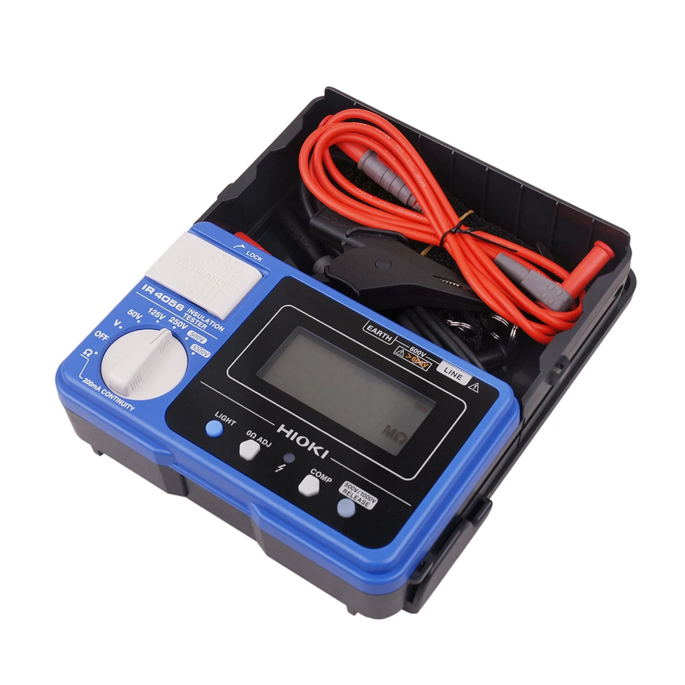 Original Hioki IR4056-20 Resistance Tester High Precision 5-Range 50 to 1000V Digital Insulation & Continuity Electronic Tester resistance tester