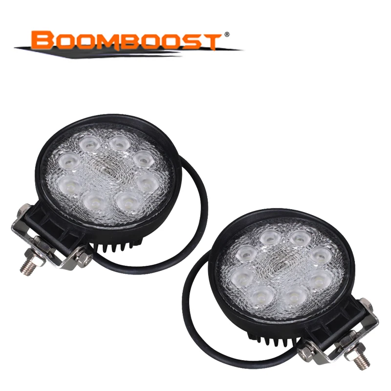 

Рабочий светильник 12V IP67 пятно туман светильник прожектор для лодки светильник для всех 2 шт., отражается на дороге ATV, можно установить на Трактор Поезд ATV UTV светильник 27 Вт светодиодный