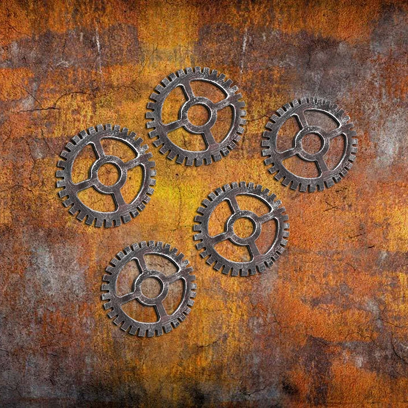 

2 Colors Three-dimensional Retro Industrial Wind Gear Wall Stickers Living Room Decoration Wall Bedroom Decor Wall Hanging