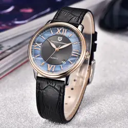 PAGANI Дизайн Дамская мода высококачественные кварцевые часы для женщин кожа Нержавеющая сталь 30 м водостойкий японский механизм
