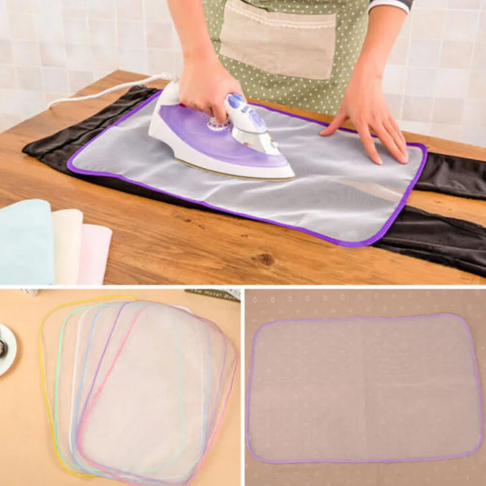 40x60 см Высокое качество термостойкая ткань сетка для гладильной доски коврик тканевый чехол Защита гладильной колодки