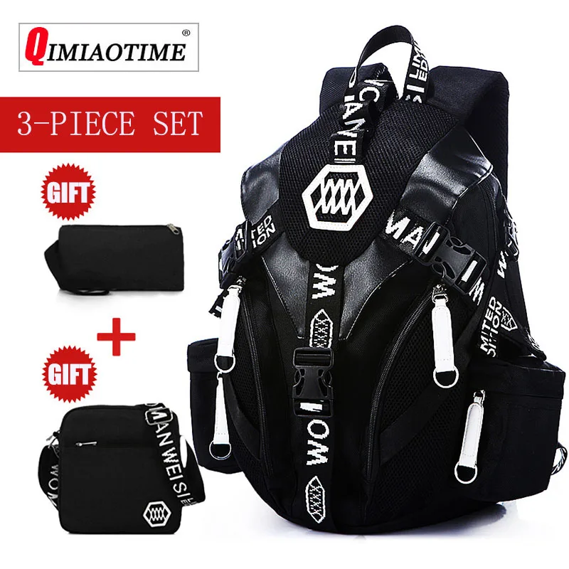 

2019 USB ChargingTravel Bag Creative Personality New Print Outdoor Backpack Men and Women Casual Backpack Purse Oxford Unisex