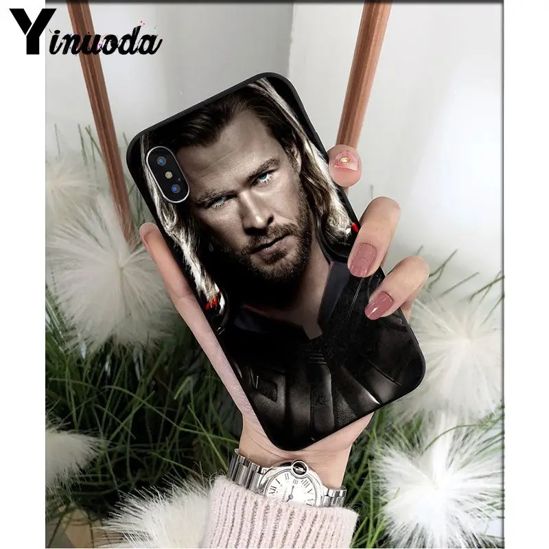 Yinuoda Marvel movie thor DIY красивые аксессуары для телефонов, чехол для Apple iPhone 8 7 6 6S Plus X XS MAX 5 5S SE XR