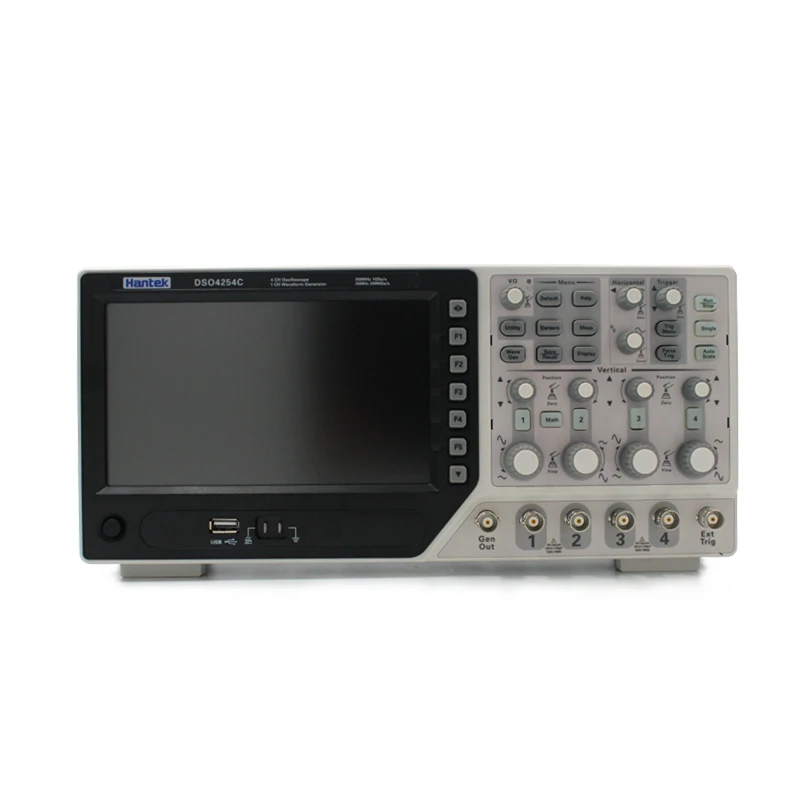 

Hantek Oscilloscope DSO4254C Dgital LCD USB Handheld Osciloscopio 4 Channels 250Mhz 1GS/s sample rate Better Than DSO5102P