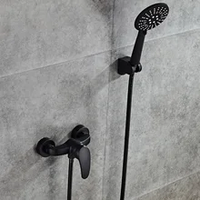 ITAS6616 Медь Черный холодной и горячей в европейском стиле для душа смеситель насадки для душа Ванна смеситель для ванной